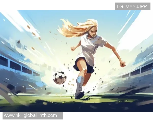 女生踢足球头像展示青春活力与运动魅力的完美结合